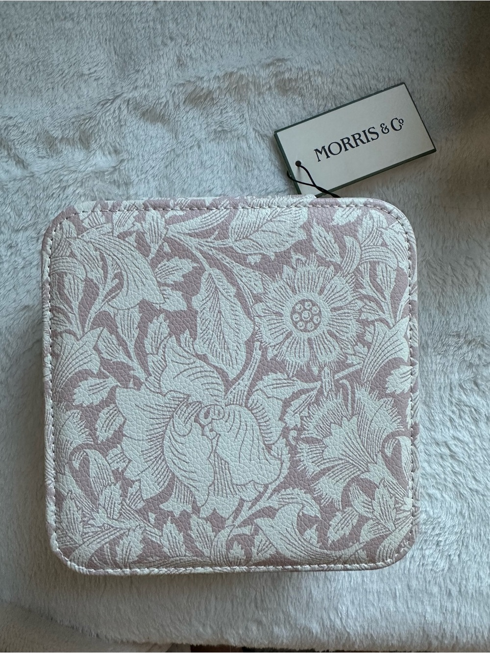Morris & Co. Jewelry Box Pink Pattern